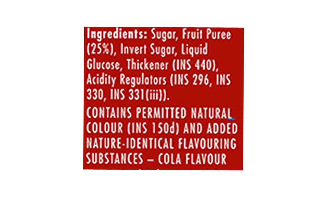Alpenliebe Juzt Jelly Cola Bottles (Cola Flavoured)   Pack  72.8 grams